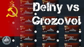 Line Split  Soviet Destroyers  World of Warships Blitz [upl. by Vala819]