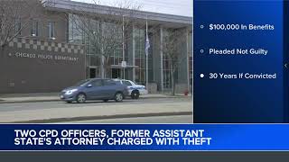 2 CPD officers former Cook Co assistant states atty face charges [upl. by Htiekel589]