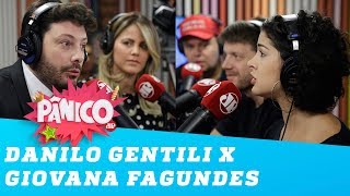 A TRETA entre Danilo Gentili e Giovana Fagundes [upl. by Assiluy]