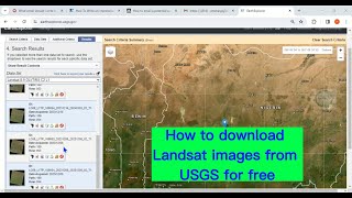 How to download Landsat images from USGS for free [upl. by Yrred]