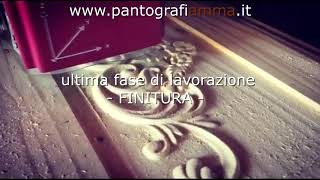 Bassorilievo su legno con cnc Extrema 1000 [upl. by Porche]