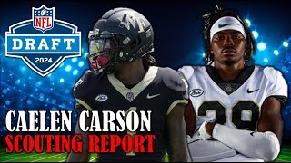 Caelen Carson Draft Profile I 2024 NFL Draft Scouting Report amp Analysis [upl. by Robbi820]