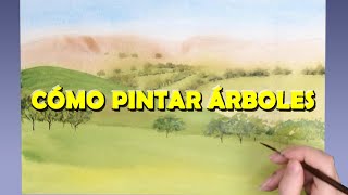 ✔3 FORMAS de PINTAR ÁRBOLES en ACUARELA [upl. by Pentheam498]