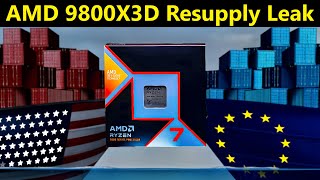 Ryzen 7 9800X3D Resupply Leak AMD trying to avoid Tariffs  Layoff Testimonials [upl. by Yrailih15]