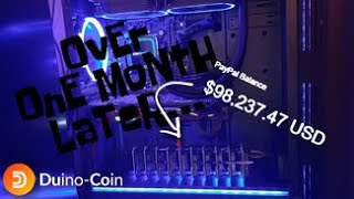 I Mined DuinoCoin For One Month How Much I Made [upl. by Hudgens]