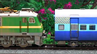 WAG9 SHUNTING ICF BLUE EXPRESS TRAIN  BUMPY RAILROAD  Train Simulator  Railwork  NTG GAMING [upl. by Ringler567]