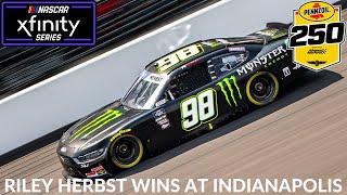 Riley Herbst Wins At Indianapolis [upl. by Anerrol]