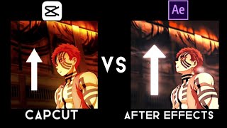 My CapCut VS After effects  Akaza edit Shockvfx remake [upl. by Nicholle]