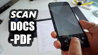 How To Scan Documents with Samsung Galaxy A15 5G [upl. by Nelehyram]