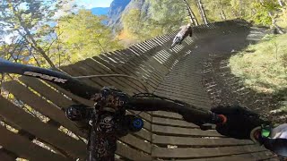 VTT DH LA VENOSC BIKE PARK LES 2 ALPES [upl. by Ardua]