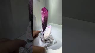 Tourmaline on Albite from Malkhan Russia  Fine Art Minerals  Tourmlaine  Rubellite [upl. by Whitman]