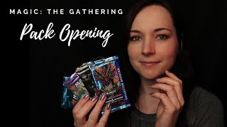 ASMR Magic The Gathering ⭐ Pack Opening ⭐ Tapping ⭐ Soft Spoken ⭐ Tracing ⭐ Card Sounds [upl. by Yeloc29]