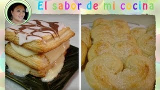 Dia 4  Masa de hojaldre Para hacer Napoleones y Orejitas o Palmettes  El sabor de mi cocina [upl. by Nimajneb952]