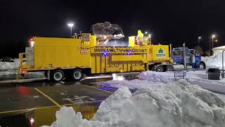 Snow melter working OT in Buffalo [upl. by Soloman]