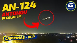 INCRIVEL DECOLAGEM DO AN124 EM CAMPINAS  VISTORIA NA PISTA 15 [upl. by Lemart]