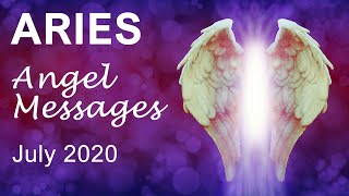 ARIES ANGEL MESSAGES  JULY 2020 quotTHERES REASONS TO CELEBRATE ARIES STAY FOCUSEDquot Tarot Reading [upl. by Kryska]