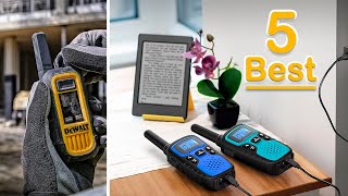 5 Best WALKIE TALKIES on Amazon 2024 ✅ [upl. by Ahsenac194]