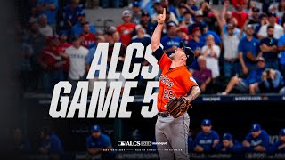 Cinematic Recap ALCS Game 5 vs Rangers  Houston Astros [upl. by Acirre483]