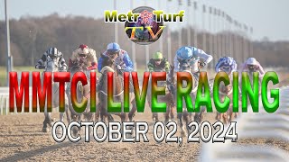 02 October 2024  Philippines Horse Racing Live  Metro Manila Turf Club Inc [upl. by Chandless356]