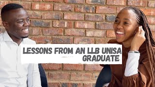 10 Lessons learnt from an LLB UNISA graduate [upl. by Rechaba]