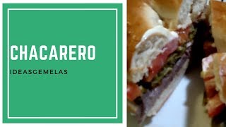 RECETA COMO PREPARAR UN CHACARERO SANDWICH CON IDEASGEMELAS [upl. by Egap]