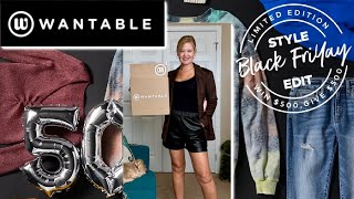 Wantable  Limited  Time Black Friyay Style Edit [upl. by Wendin]