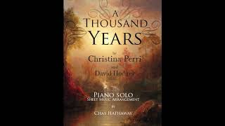 A Thousand Years Piano Solo [upl. by Noiz]