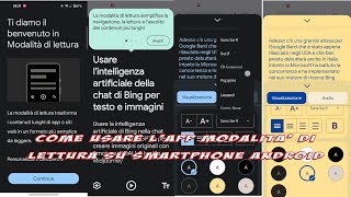 Come attivare la modalità di lettura su Android [upl. by Yonit]