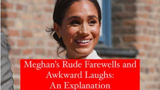 Megan’s rude farewells and exaggerated ￼ laughs What is all that about ￼￼ [upl. by Aisanahta699]