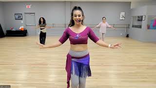 60Minute Belly Dance Workout  Learn while you burn bellydance fitness [upl. by Nalat]