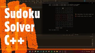 C Sudoku solver along with generator [upl. by Ralfston]