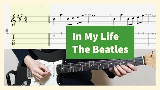 The Beatles  In My Life Guitar Tab [upl. by Jary]