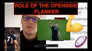 ROLE of the OPENSIDE FLANKER in RUGBY [upl. by Allez469]