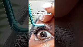 HOW TO APPLY YOUR LASHES BY YOURSELF 💫 diylashextensions lashtutorial beautytips shorts [upl. by Ifar393]