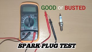 Paano mag test ng spark plug gamit ang multimeter [upl. by Annie]