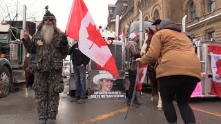 Canadienses se oponen en mayoría a protestas antivacunas que paralizan Ottawa [upl. by Aokek]