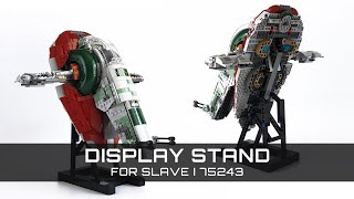 Display Stand for Lego Star Wars 75243  Tutorial [upl. by Soutor313]