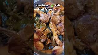 Vine leaves 🍃 with Meat Chops 🍖 😢 [upl. by Snell]