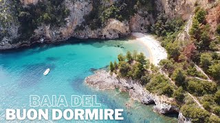 Baia del Buon Dormire Palinuro riprese aeree con drone 4k  le spiagge più belle del Cilento [upl. by Mayda296]