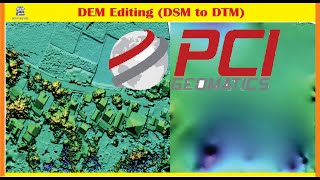 Tutorial DEM Editing  Filtering DSM to DTM  PCI Geomatica  Pemetaan Kawasan Kantor Desa [upl. by Onivla723]