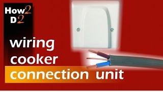 How to connect wire cooker Wiring cooker connection unit ccu [upl. by Skutchan]