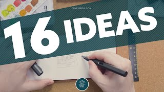 ¿Tu Primer Sketchbook 16 Ideas para tu Primera Página  neo VIVE [upl. by Netsyrc]