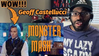 Geoff Castellucci  Monster Mash  Low Bass Singer Cover  REACTION [upl. by Rosenstein435]