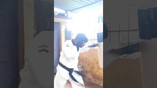 Kick bag practice sorts teakwondokicks viral kick bag [upl. by Tanhya657]