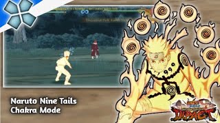 Naruto Nine Tails Chakra Mode — Naruto Ultimate Ninja Impact PPSSPP MOD [upl. by Atiuqrahc]