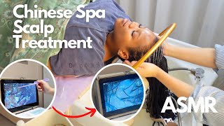 ASMR CHINESE HAIR SPA SCALP TREATMENT ON BRAIDS 😴  BLACK WOMAN ASMR ✨ [upl. by Yearwood]