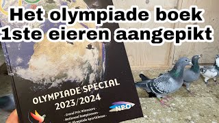 Het olympiade boek  de 1ste eieren aangepikt  Postduiven [upl. by Abehshtab]