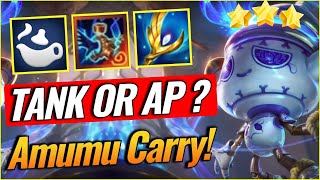 ⭐⭐⭐ 3 Star Amumu Carry with 6 Warden  6 Porcelain Comp Teamfight Tactics Set 11 [upl. by Alyhc]