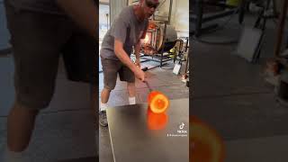 Glass Blowing Small Vase [upl. by Leda873]