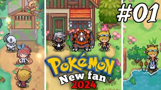 New completed pokemon gba rom hack 2024 with new story and region  ep 1 [upl. by Laven]